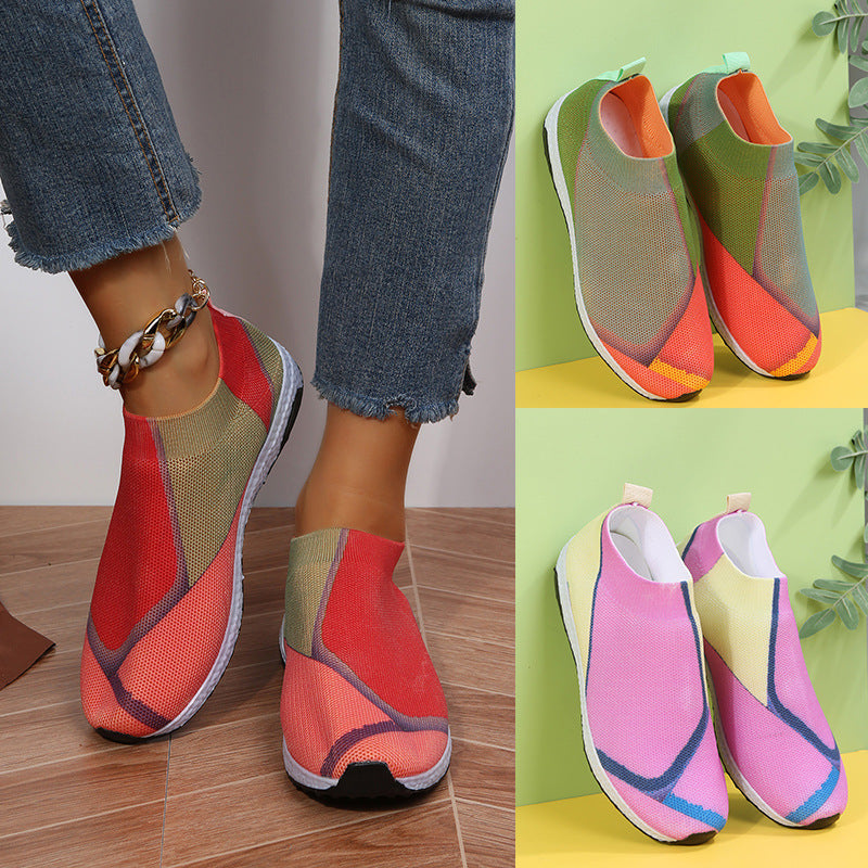 Colorblock Mesh Sneakers by Greta 