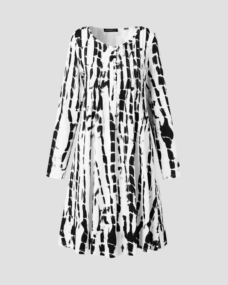 Chic A-Line Greta  Everyday Midi Dress