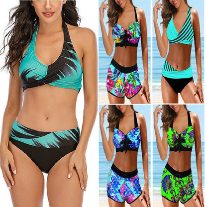 Colorful Print Greta  Bikini Swimsuit