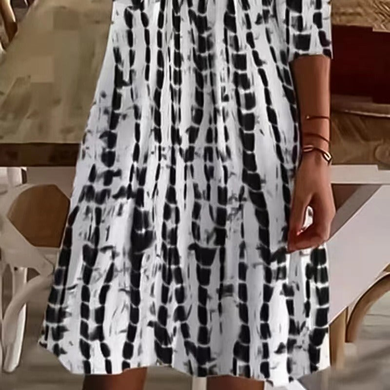 Chic A-Line Greta  Everyday Midi Dress