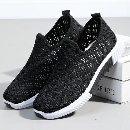 Breathable Mesh Greta  Everyday Slip-On Shoes