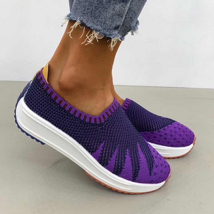 Pinterest-Inspired Greta  Wedge Sneakers