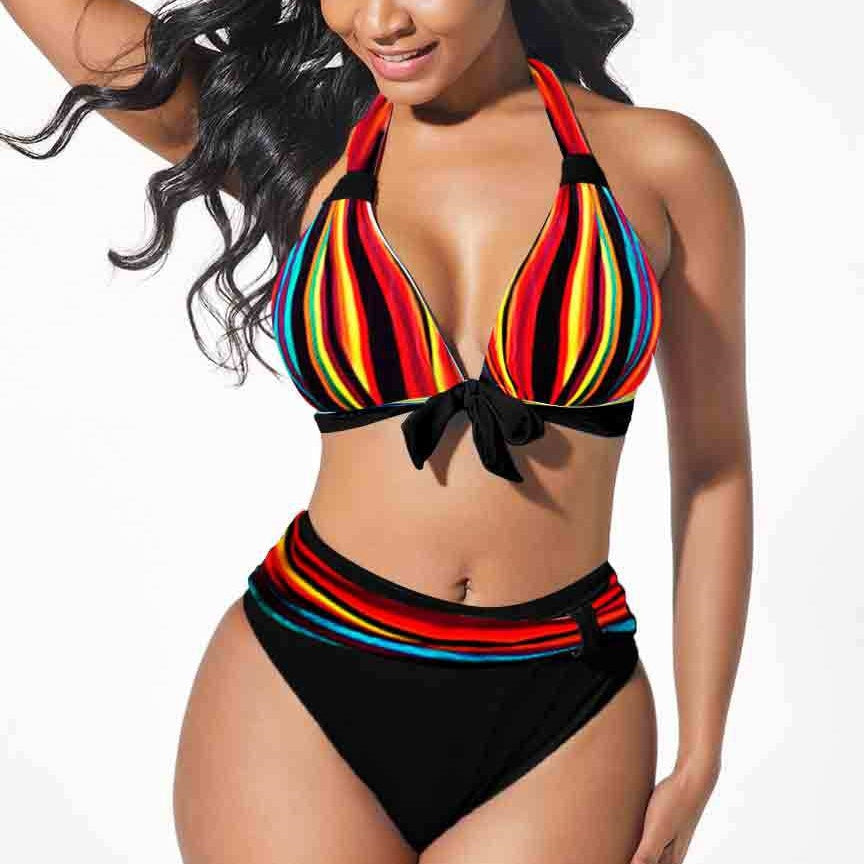 Colorful Plus Size Bikini by Greta 