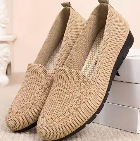 Breathable Greta  Net Cloth Slip-On Shoes