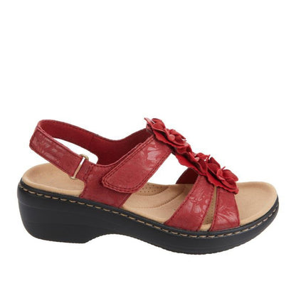 Floral Comfort Greta  Wedge Sandals