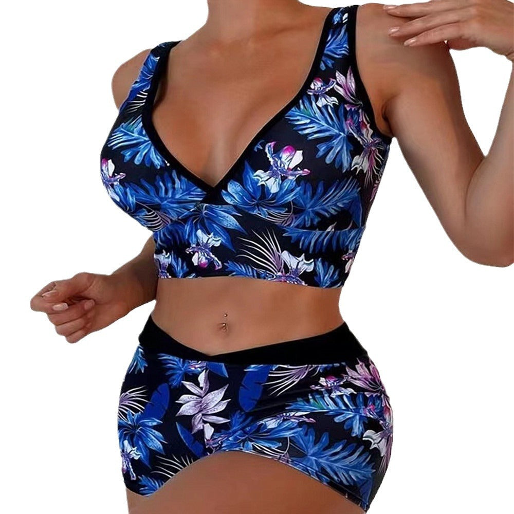 Vibrant Printed Boxer Bikini by Greta 