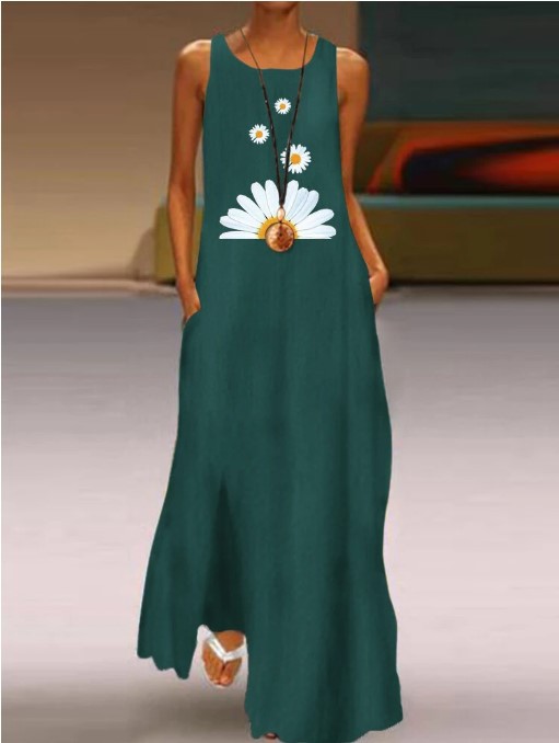 Floral Print Pocket Dress Greta  Summer Style