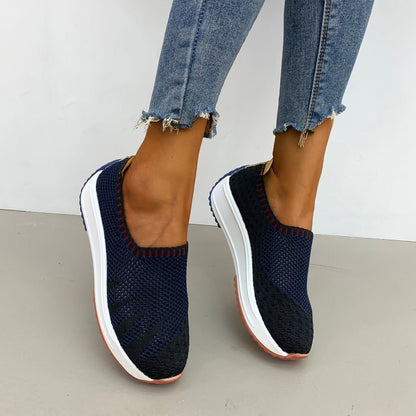 Pinterest-Inspired Greta  Wedge Sneakers