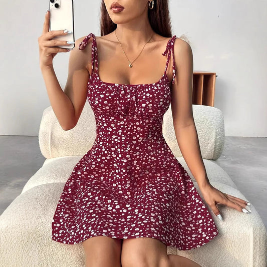 Chic Floral Strap Dress by Greta 