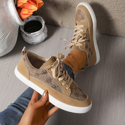 Floral Embroidered Greta  Casual Sneakers