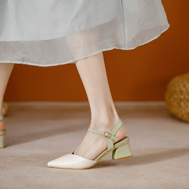 Chic Block Heel Pumps by Greta 