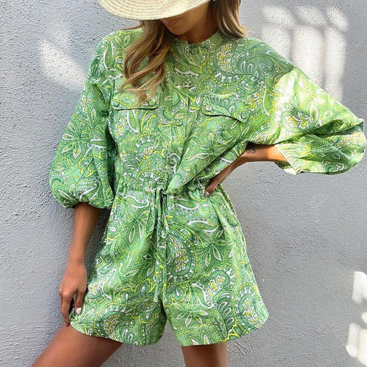 Vibrant Print Greta  Summer Romper
