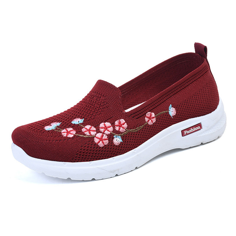 Breathable Embroidered Pumps by Greta 