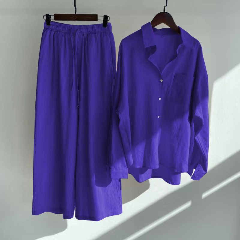 Relaxed Cotton Linen Set by Greta 