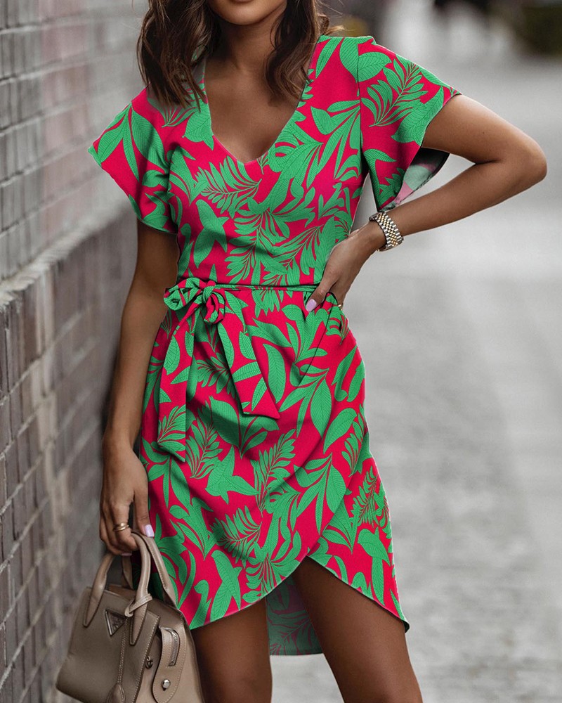 Vibrant Print Greta  Summer Commuter Dress