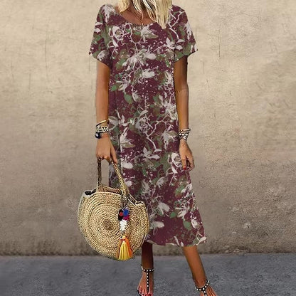 Pinterest-Inspired Greta  Summer A-Line Dress