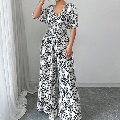 Chic Boho Print Greta  Jumpsuit