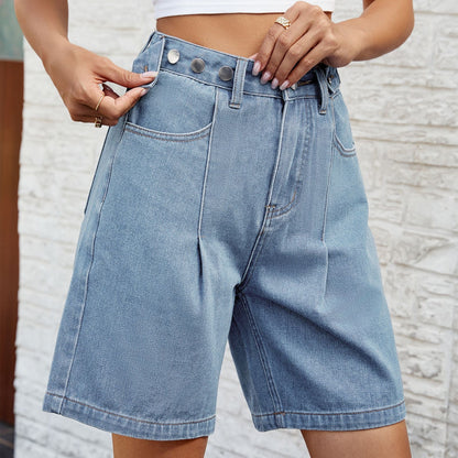 Adjustable Waist Denim Shorts Greta  Women’s