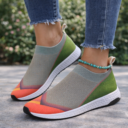 Colorblock Mesh Sneakers by Greta 