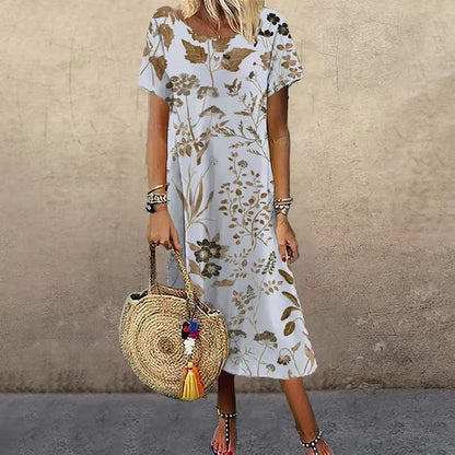 Pinterest-Inspired Greta  Summer A-Line Dress
