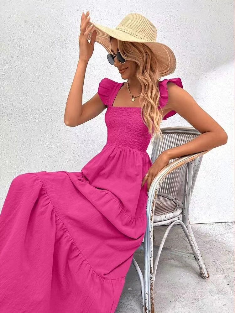Chic Ruffle Maxi Dress by Greta 