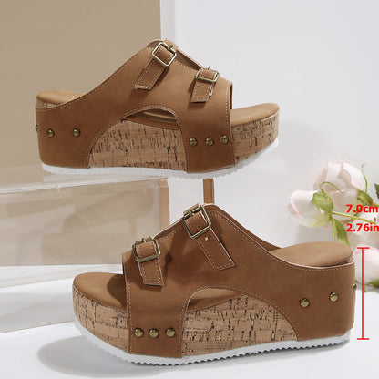 Chic Platform Sandals by Greta 