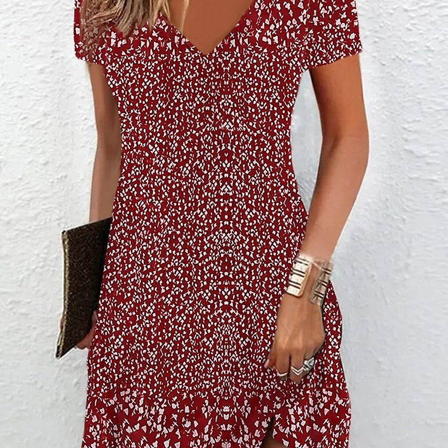 Chic Summer Print Dress Greta 