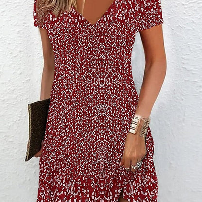 Chic Summer Print Dress Greta 