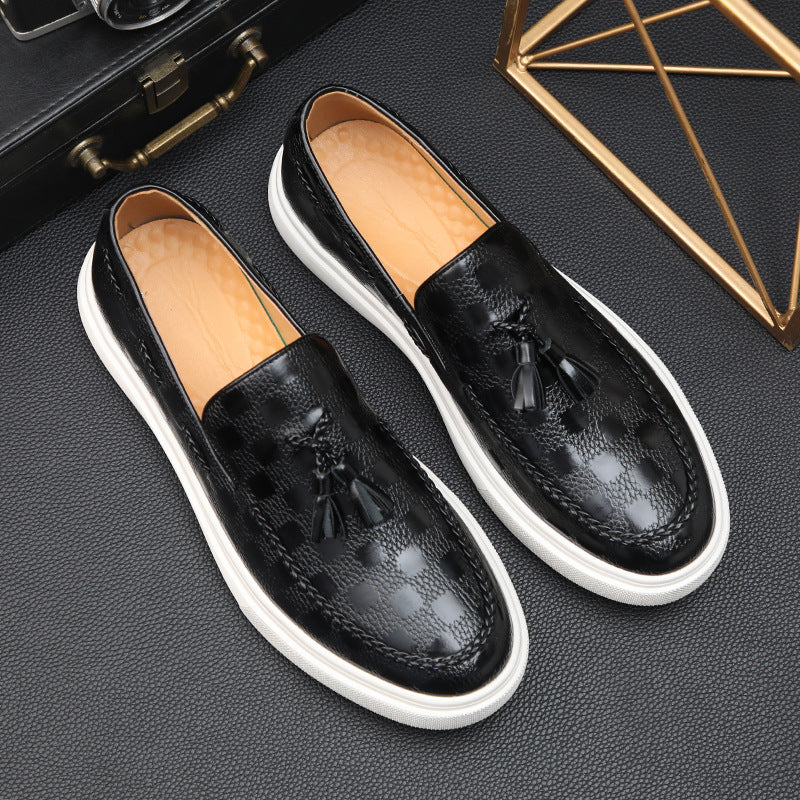 Versatile Greta  Men's Tassel Slip-On Loafers