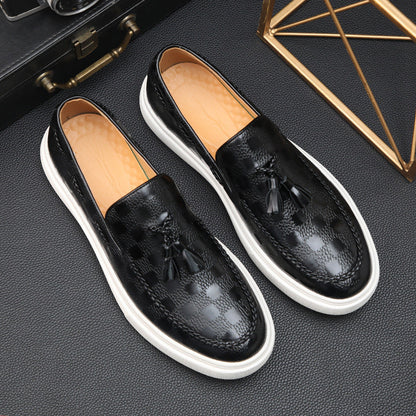 Versatile Greta  Men's Tassel Slip-On Loafers