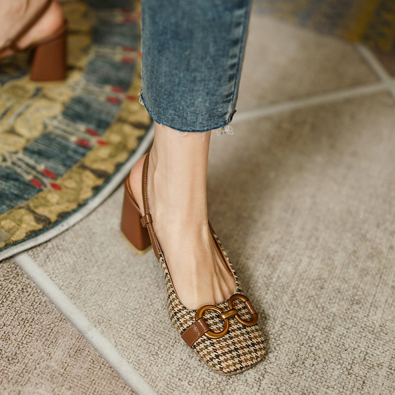 Vintage Block Heel Pumps Greta 