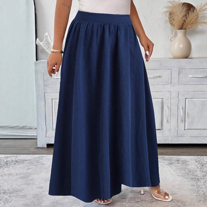 Elegant Navy Flare Skirt by Greta 