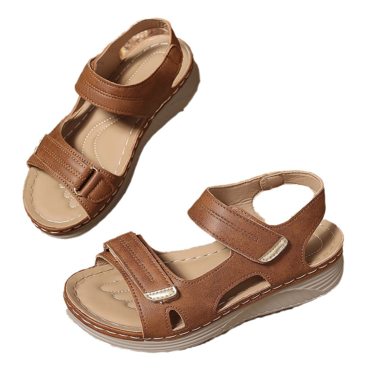 Comfort Wedge Greta  Plus Size Sandals