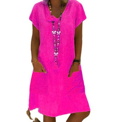 Chic Pocket Midi Dress by Greta 