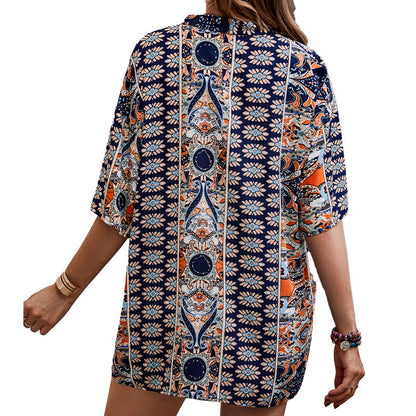 Boho Floral Greta  Casual Shorts Set