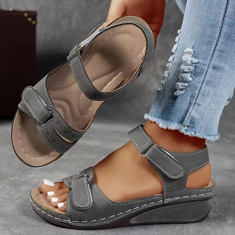Comfort Wedge Greta  Perfect-Fit Strap Sandals