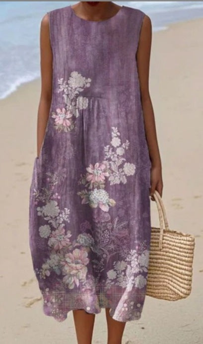Pinterest-Inspired Greta  Sleeveless Summer Dress