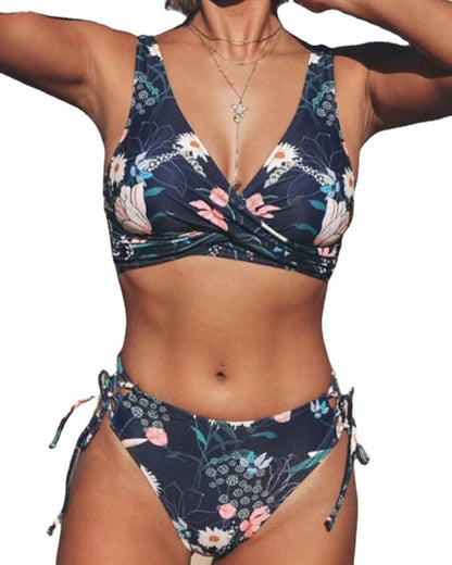 Floral Print Greta  Perfect-Fit Bikini Set