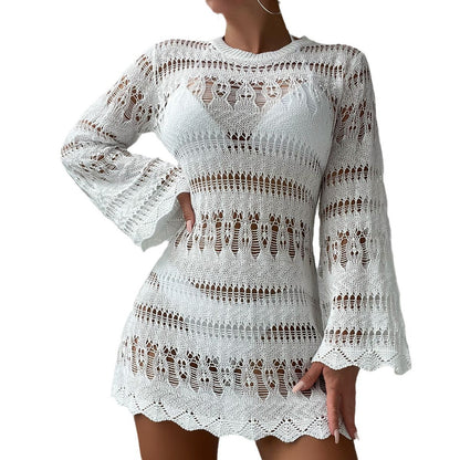 Chic Crochet Greta  Beach Bikini Cover Up