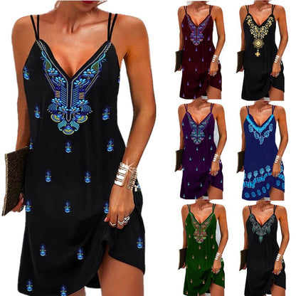 Boho V Neck Dress Greta  Summer Collection