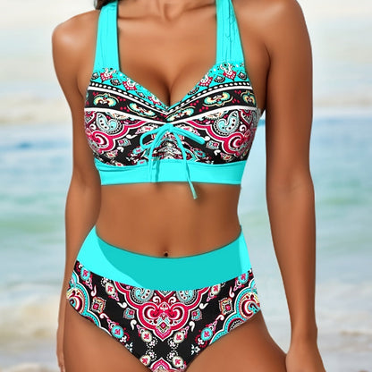 Vibrant High Waist Bikini by Greta 