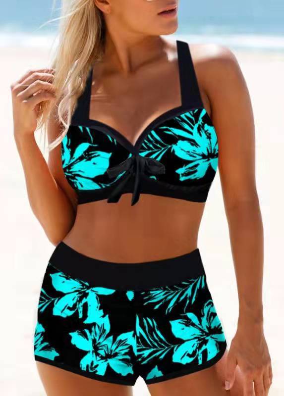 Floral High Waist Bikini by Greta 
