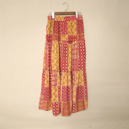 Bohemian Print Greta  Maxi Skirt